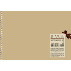 Альбом для ескізів та малювання, на зав'язці, А5, 50арк, 115г/м2, MUSE, PB-SC-050-322