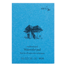 Блокнот-склейка для акварелі AUTHENTIC, A5, 280г/м2, 20л, SMILTAINIS, 5AA-20
