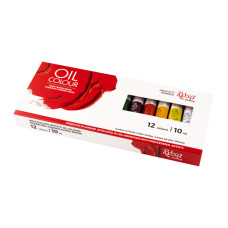 Набір олійних фарб, 12*10мл, Rosa Gallery, 131016