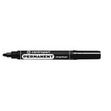 Маркер Permanent 8566 2.5 мм, круглий, чорний, Centropen, 8566/01