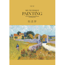 Папір для змішаних технік, в папці, A3+, 20арк, 240г/м2, MUSE, PD-A3-074