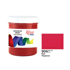 Фарба гуашева, Червона, 100мл, ROSA Studio, 323920
