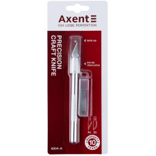 Ніж макетний, металевий, 6 змінних лез, Axent, 6904-A