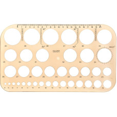 Шаблон діаметрів 165*280 мм, димчастий, Koh-i-Noor, 74916100000