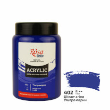 Фарба акрилова, Ультрамарин, 400 мл, ROSA Studio, 322419402
