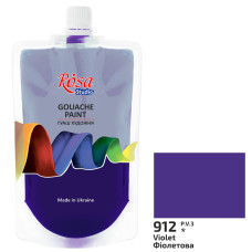 Фарба гуашева, Фіолетова, 200мл, ROSA Studio, 323200912 Фарба гуашева, Фіолетова, 200мл, ROSA Studio, 323200912