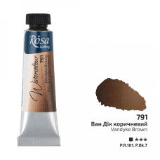 Фарба акварельна, Ван Дік коричневий, туба, 10мл, ROSA Gallery, 3211791