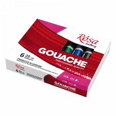 Набір гуашевих фарб, 6*20мл, ROSA Gallery, 221552