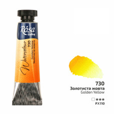 Фарба акварельна, Золотиста жовта, туба, 10мл, ROSA Gallery, 3211730