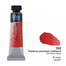 Фарба акварельна, Червоно-рожевий глибокий, туба, 10мл, ROSA Gallery, 3211789