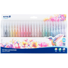 Набір акрилових ручок, 24 кол, Kite, K-1296