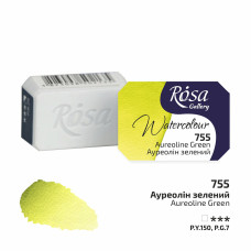 Фарба акварельна, Ауреолін зелений, 2,5мл, ROSA Gallery, 343755 Фарба акварельна, Ауреолін зелений, 2,5мл, ROSA Gallery, 343755