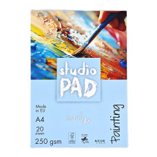 Склейка для акрилу Studio, А4, 250 г/м2, 20л, SMILTAINIS, TS-20(250)/STD Склейка для акрилу Studio, А4, 250 г/м2, 20л, SMILTAINIS, TS-20(250)/STD