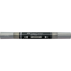 Маркер акриловий Multimark, срібний, двосторонній, Faber-Castell, 185951 Маркер акриловий Multimark, срібний, двосторонній, Faber-Castell, 185951