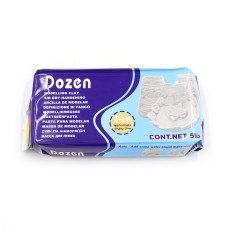 Маса для моделювання, біла, самозастигаюча, 500г, Dozen, 0667DSCN